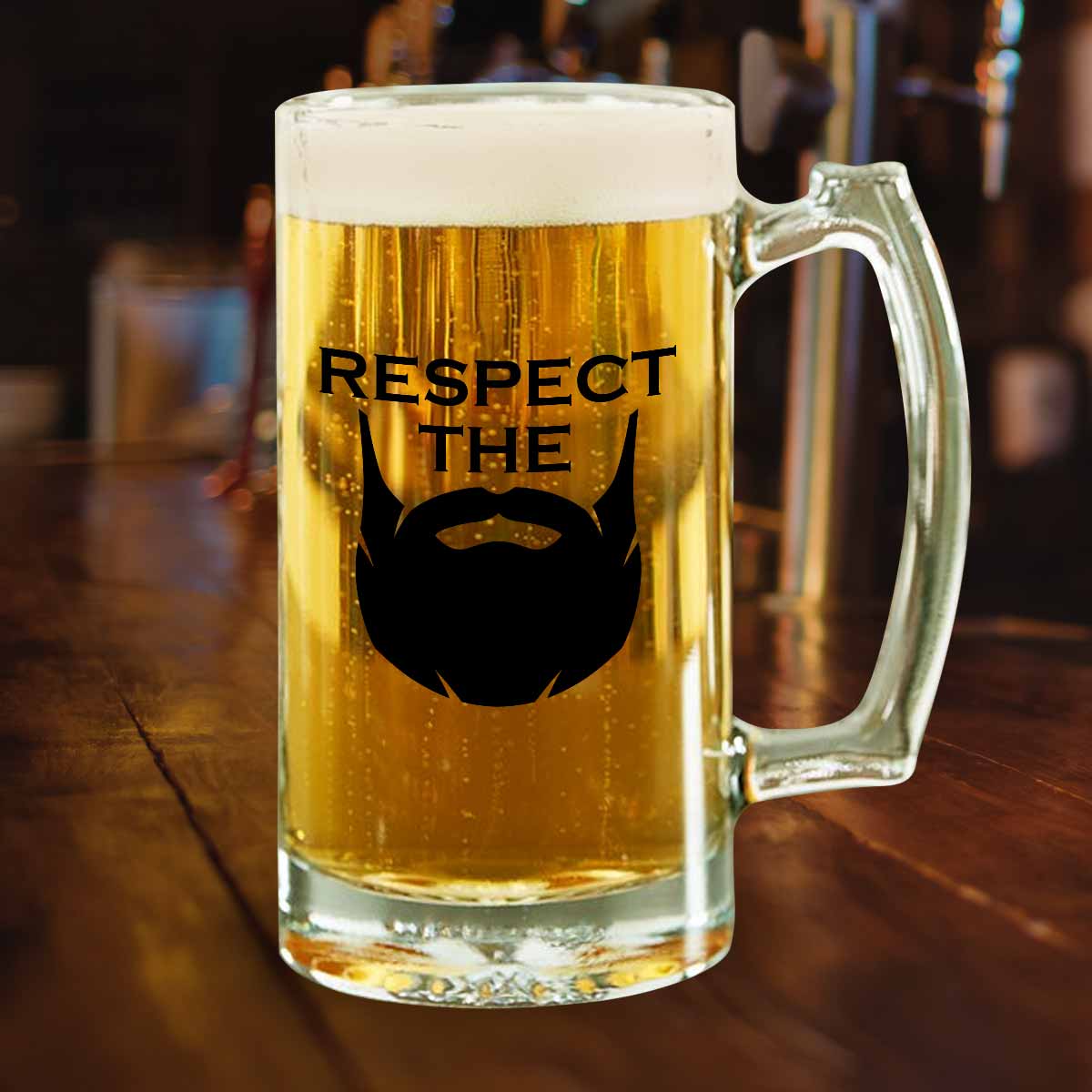 Respect The Frosted Beer Mug