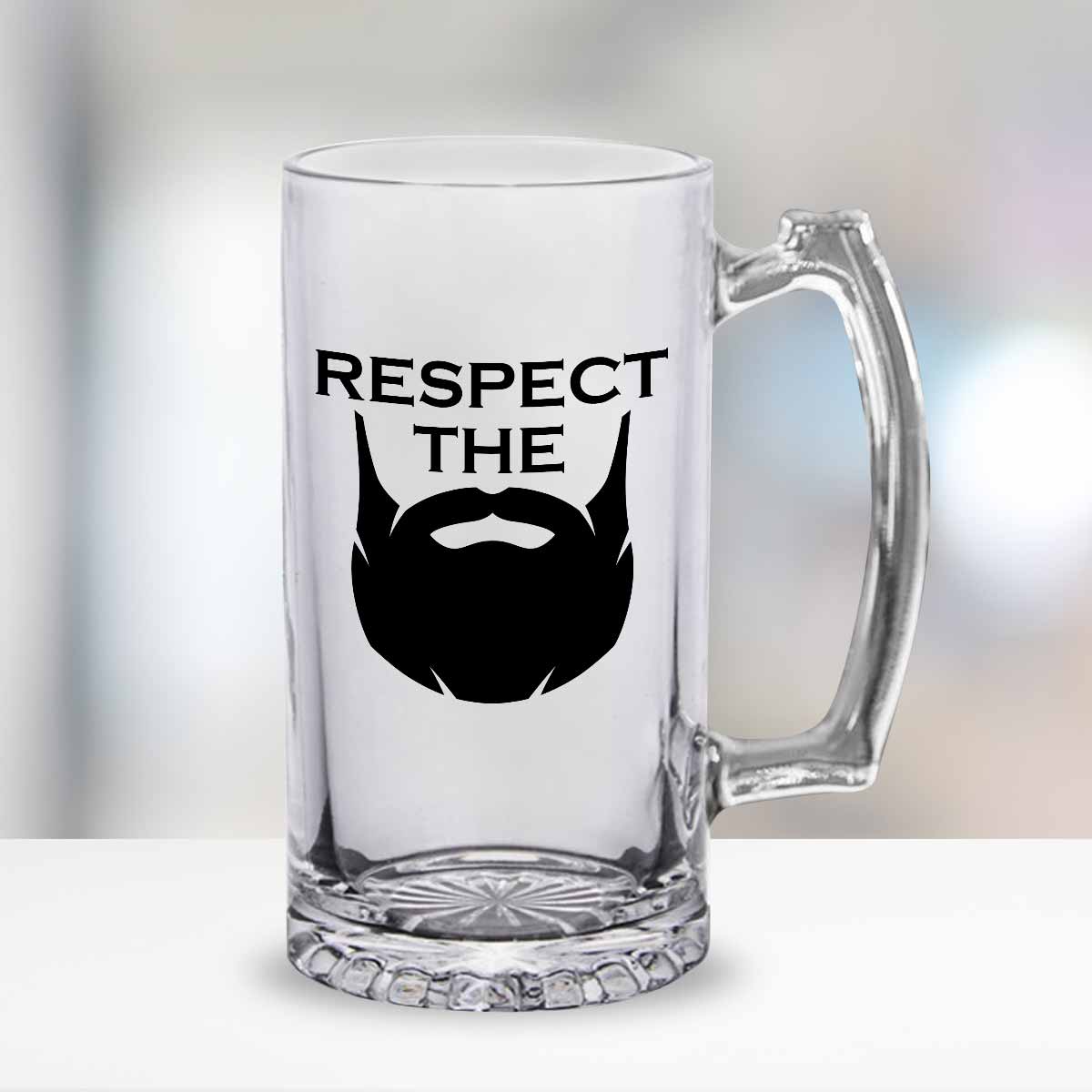 Respect The Frosted Beer Mug