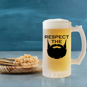 Respect The Frosted Beer Mug