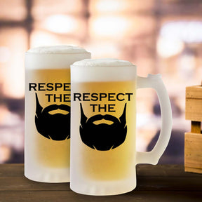 Respect The Frosted Beer Mug