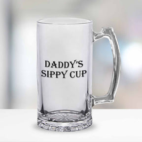 Daddy's Sippy Cup Frosted Beer Mug