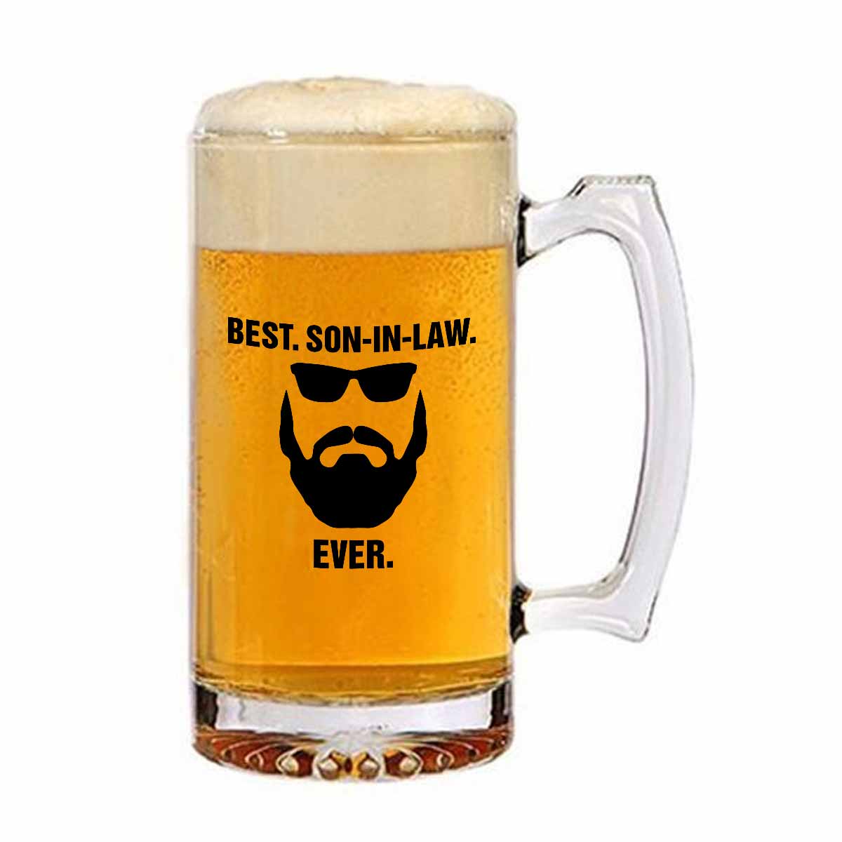 Best Son In Law Frosted Beer Mug