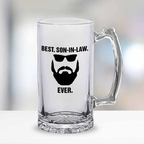 Best Son In Law Frosted Beer Mug