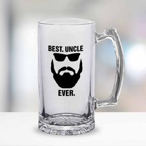 Best Uncle Ever Frosted Beer Mug