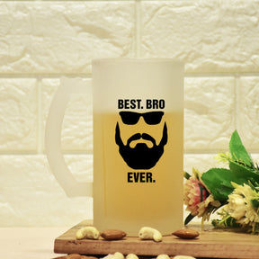 Best Bro Ever Frosted Beer Mug