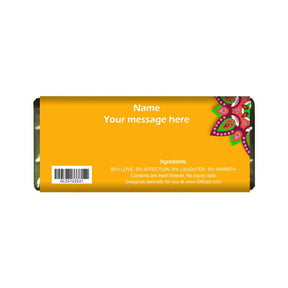 Personalised Diwali Festival of Lights choco Bar