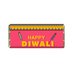 Personalised Happy Diwali Crackers Choco Bar