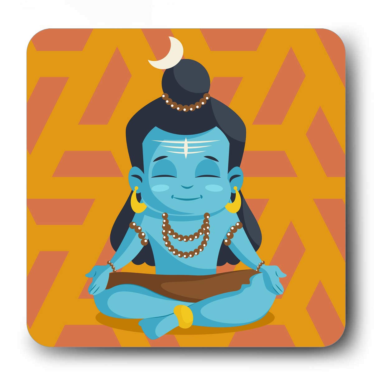 Meditating Shiva Fridge Magnet