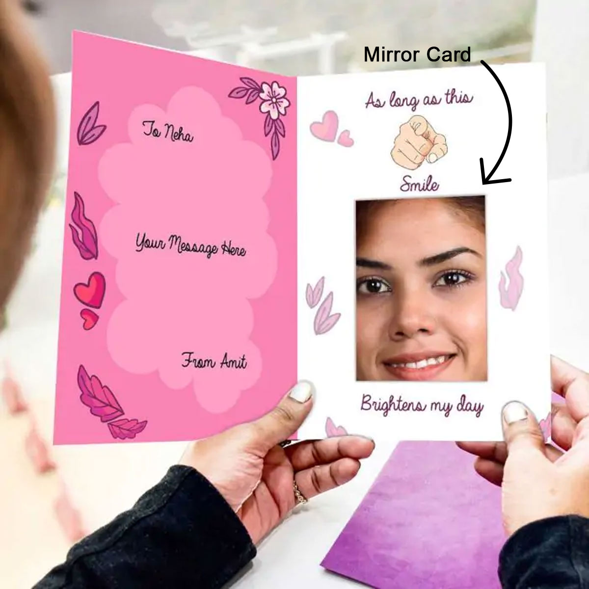 Personalised Better World Mirror Card