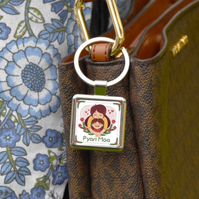 Pyari Maa Metal Keychain Gift For Mother's Day