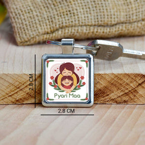 Pyari Maa Metal Keychain Gift For Mother's Day