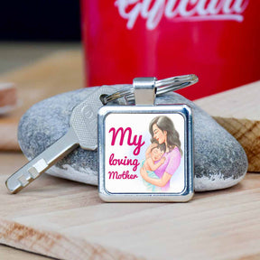 My Loving Mother Metal Keychain Gift For Mom