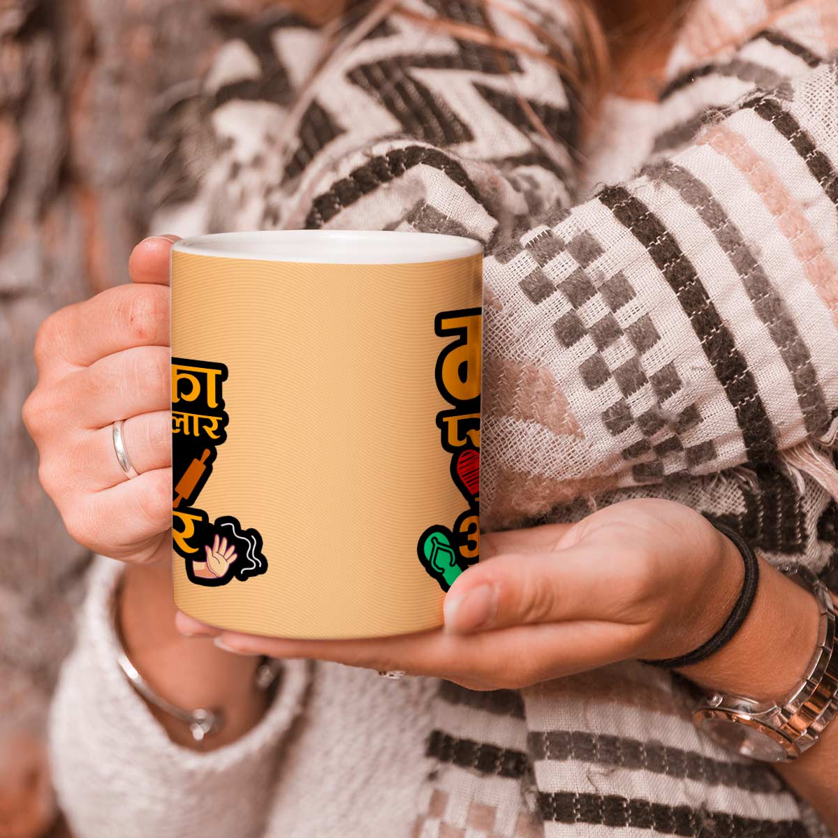 Maa Ka Pyaar Ceramic Coffee Mug Gift For Mom