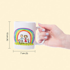 We Love You Mom White Ceramic Coffee Mug Gift For Mother' Day