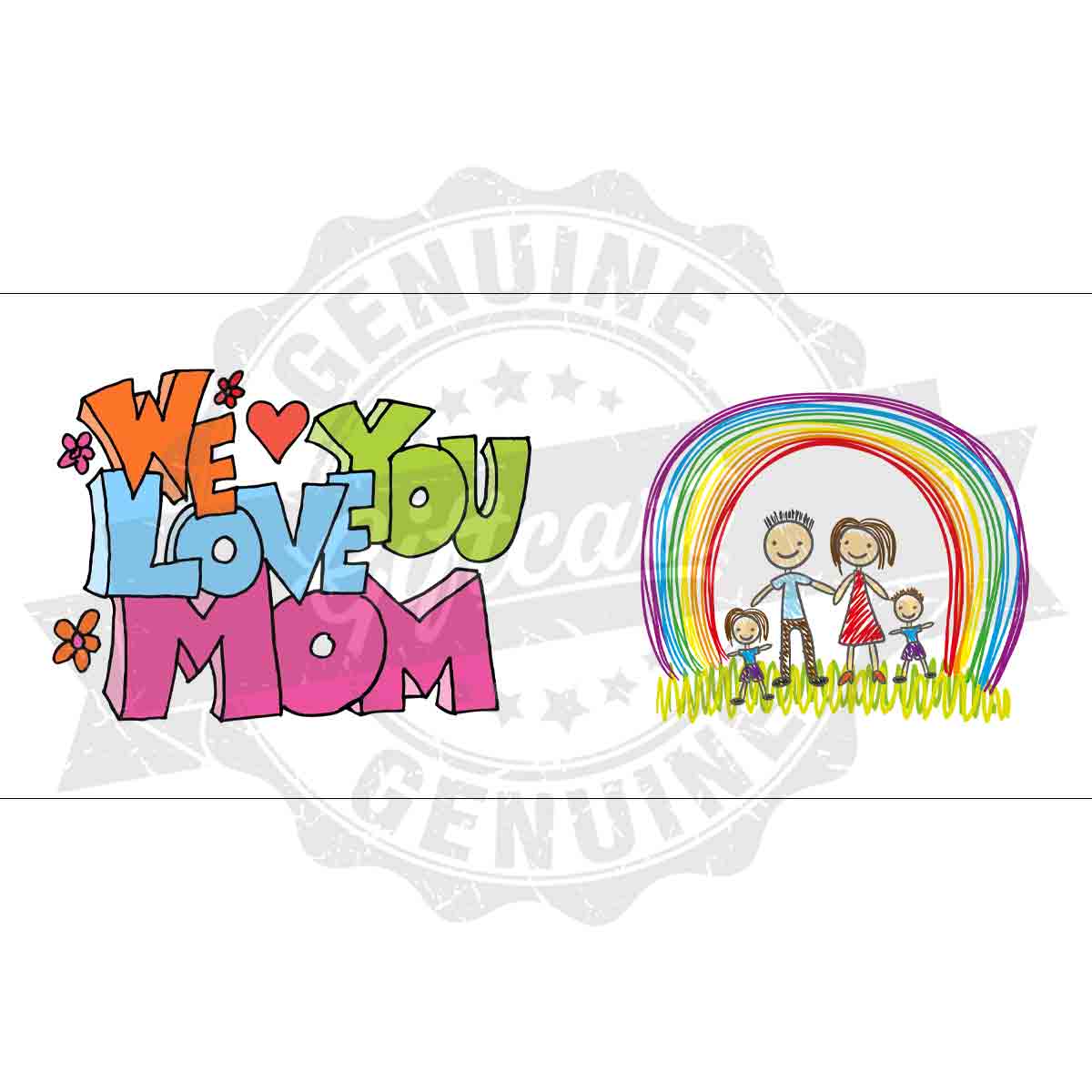 We Love You Mom White Ceramic Coffee Mug Gift For Mother' Day