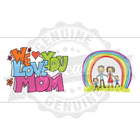 We Love You Mom White Ceramic Coffee Mug Gift For Mother' Day
