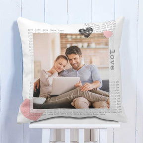 Personalised Photo Love Cushion