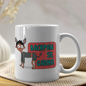 Bachpan se Gadha Ceramic Printed Coffee Mug for Bhai