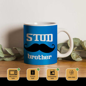 Stud Brother Printed Ceramic Mug Gift for Brother