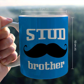 Stud Brother Printed Ceramic Mug Gift for Brother