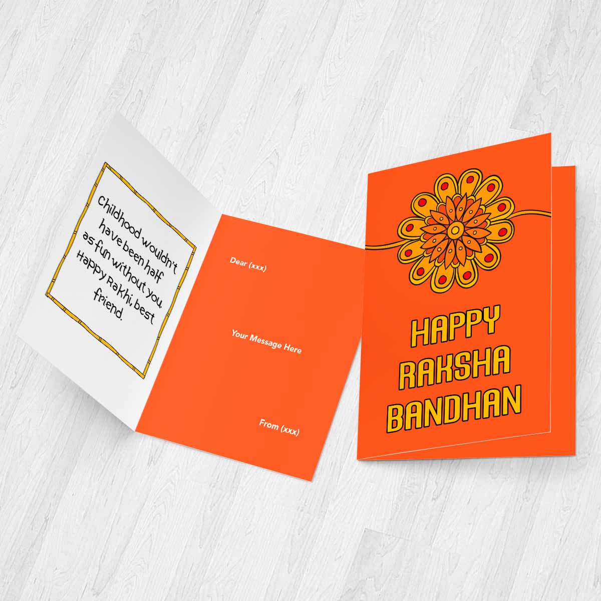 Happy RakshaBandhan Greeting Card