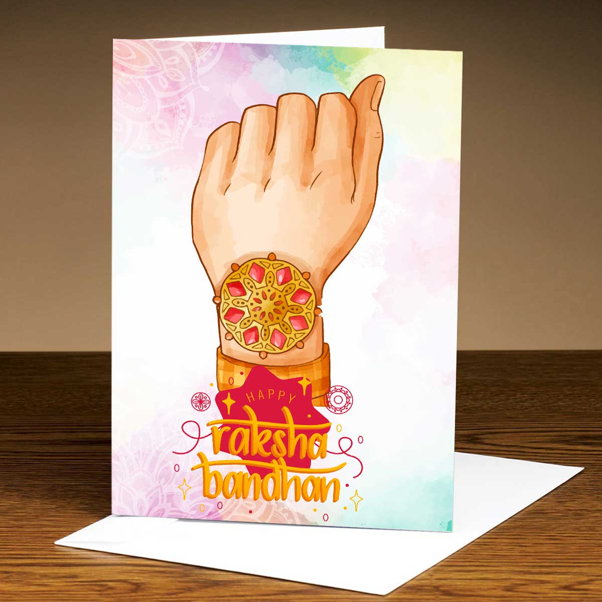 Happy Rakhi Greeting Card