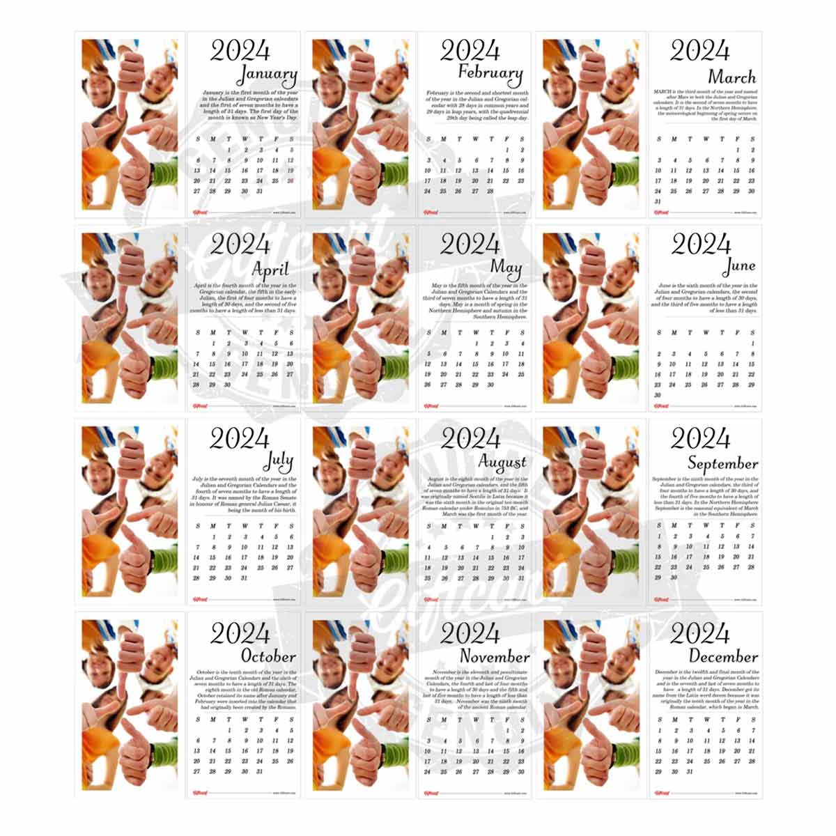 Chuddy Buddies - Magnetic Calendar