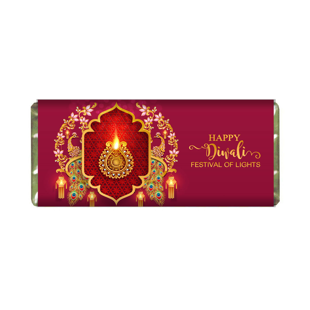 Personalised Happy Diwali - Festival of Lights Choco Bar-2