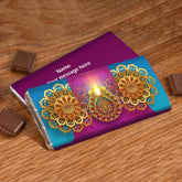 Personalised Diwali Sparkle Choco Bar