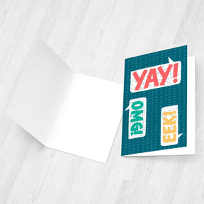 Cheerful Friendship Note Cards - Set of 12
