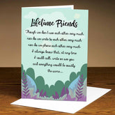 Personalised Lifetime Friends Greeting Card