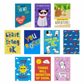 Cheerful Note Cards - Set of 40