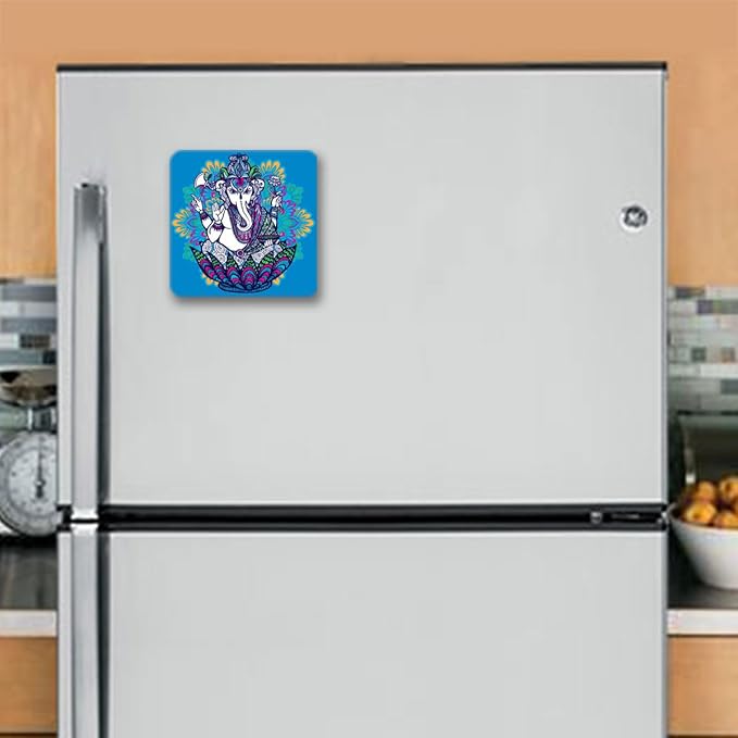 Ganesha Blue Fridge Magnet