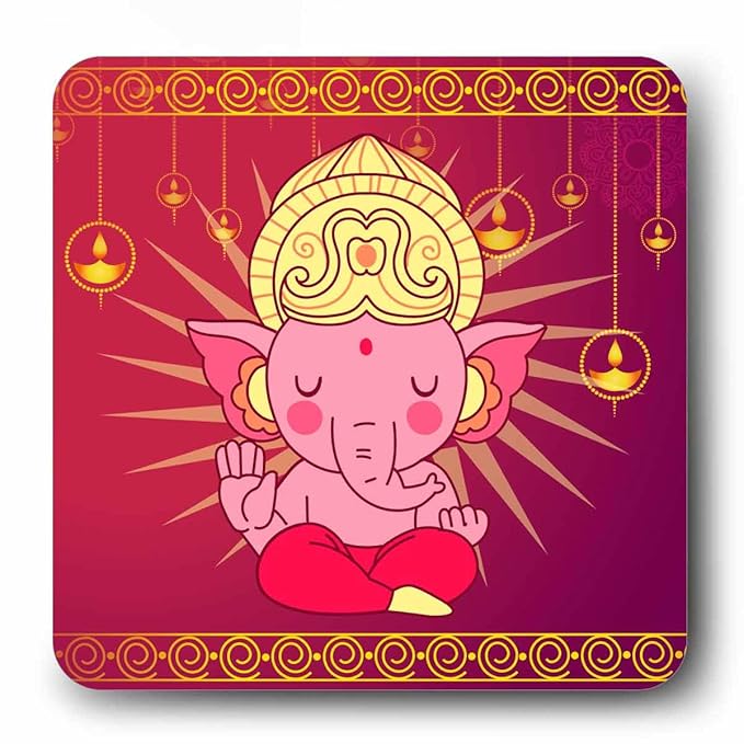 Ganesha Diwali Fridge Magnet