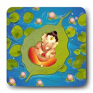 Relaxing Ganesha Fridge Magnet