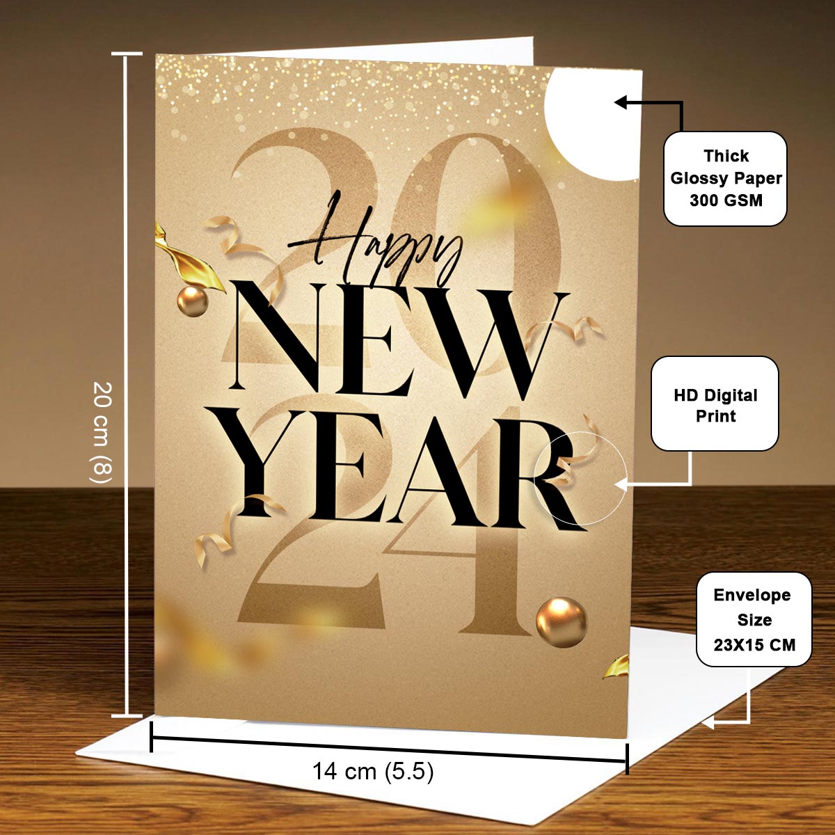 New Year 2024 Greeting Card