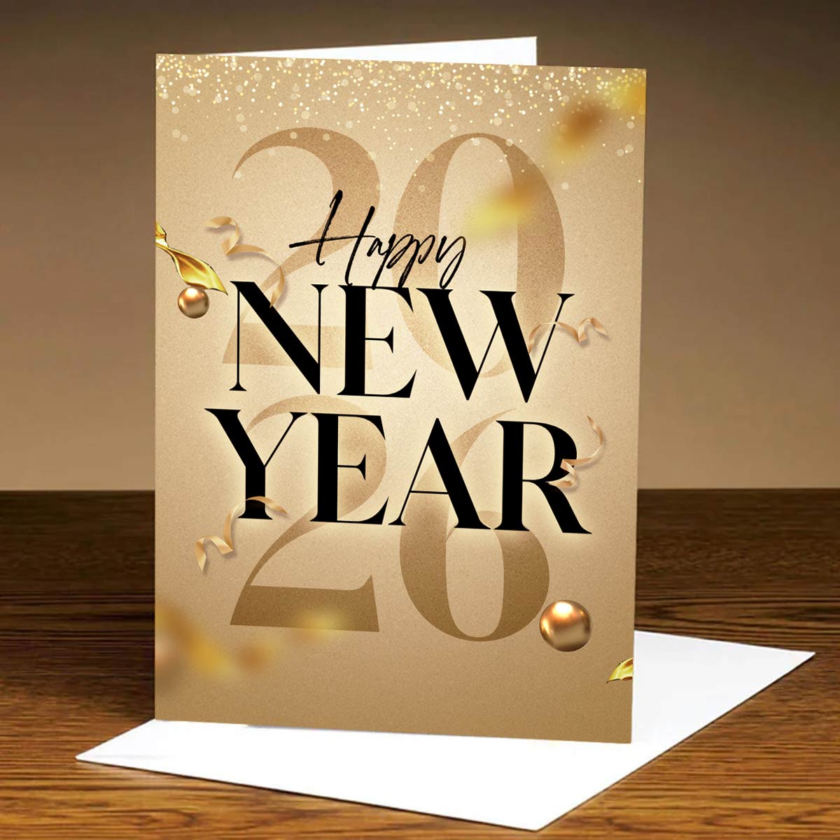 New Year Greeting Card for 2025