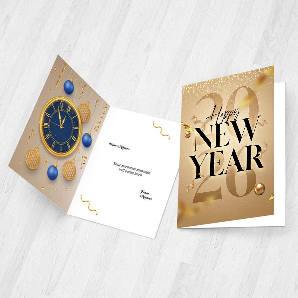 New Year Greeting Card for 2025