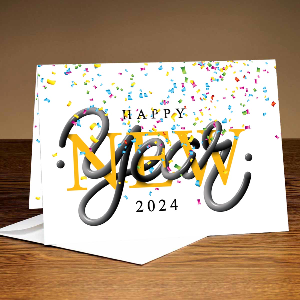 New Year Greeting Card 2024