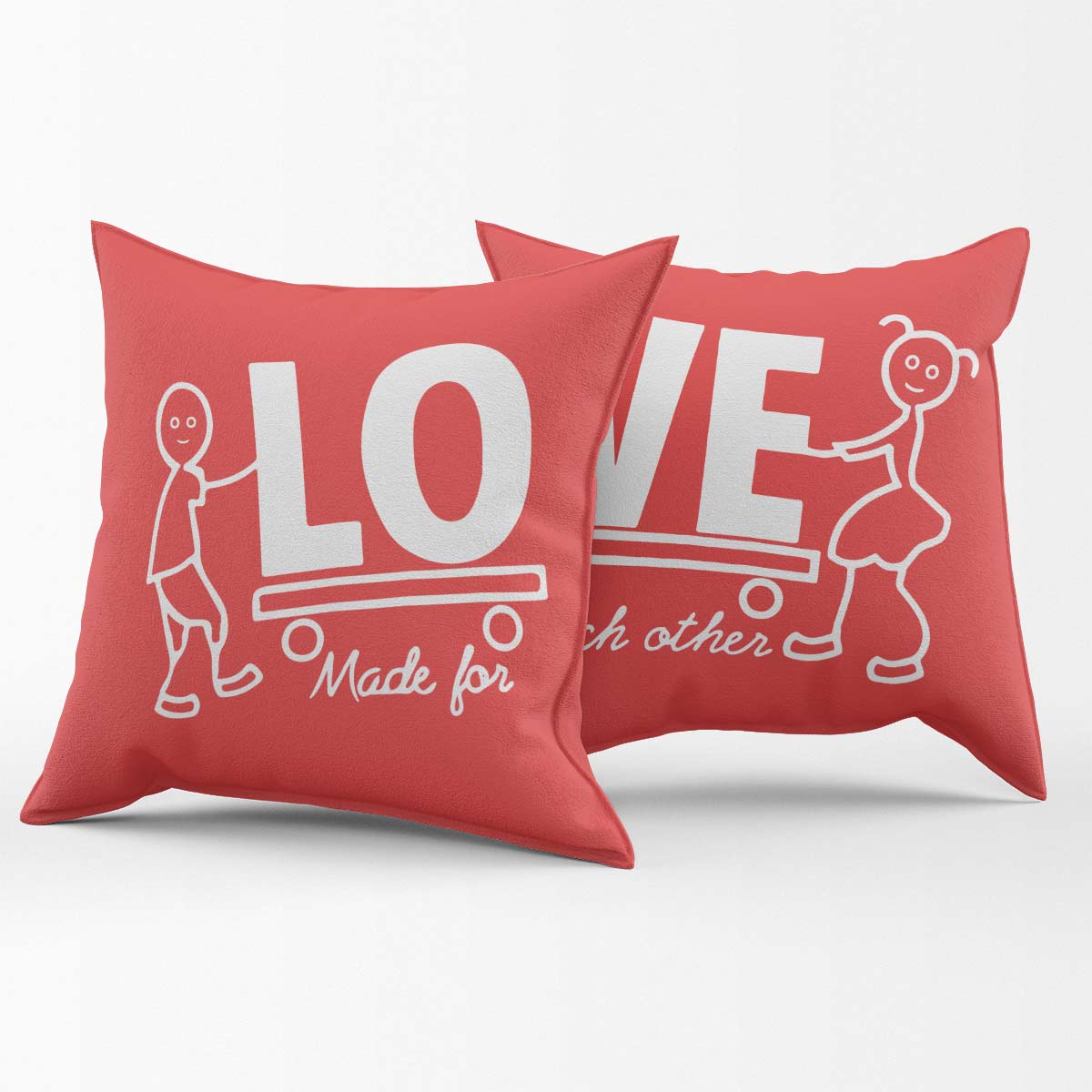 Set of 2 Made for Each Other Cushion
