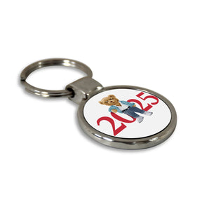 Teddy Day Special Teddy Round Metal Keychain