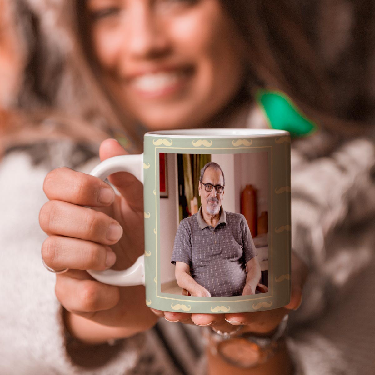 Customized Birthday Coffee Mug Gift for Grandfather