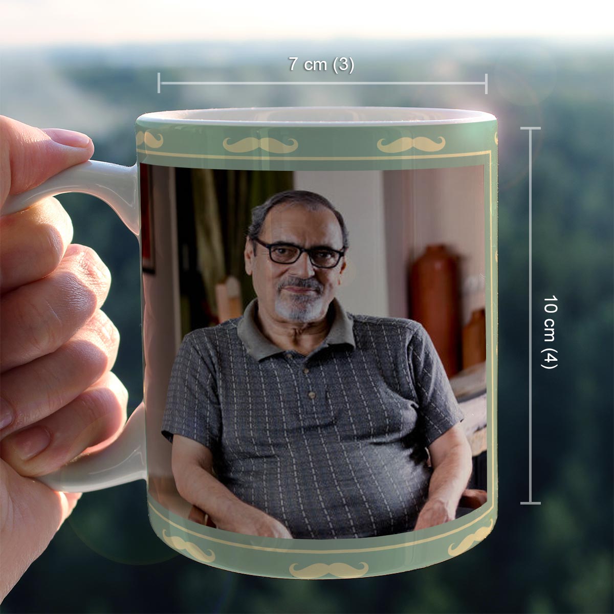 Customized Birthday Coffee Mug Gift for Grandfather