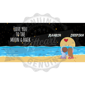 Love You To The Moon And Back Couples Love Coffee Mug for Valentine's Day 5