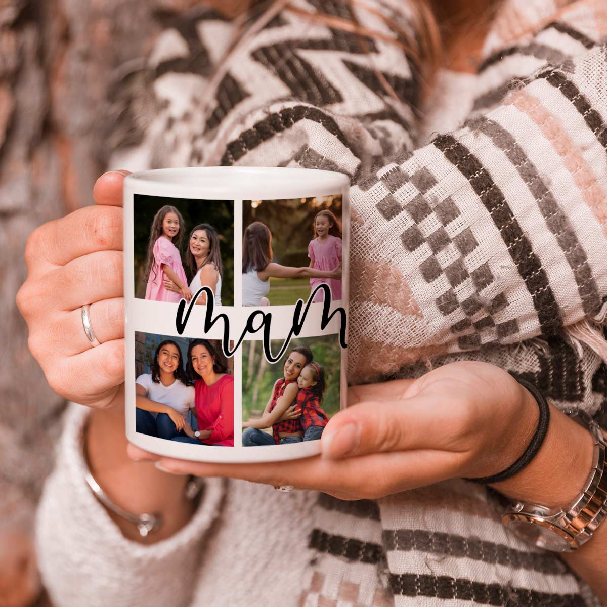 Personalized Photo With Name Coffee Mug For Mom-1