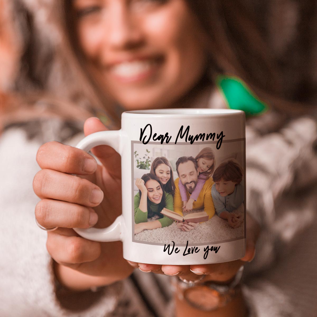 Personalized Love Photo Family Coffee Mug For Couples-1