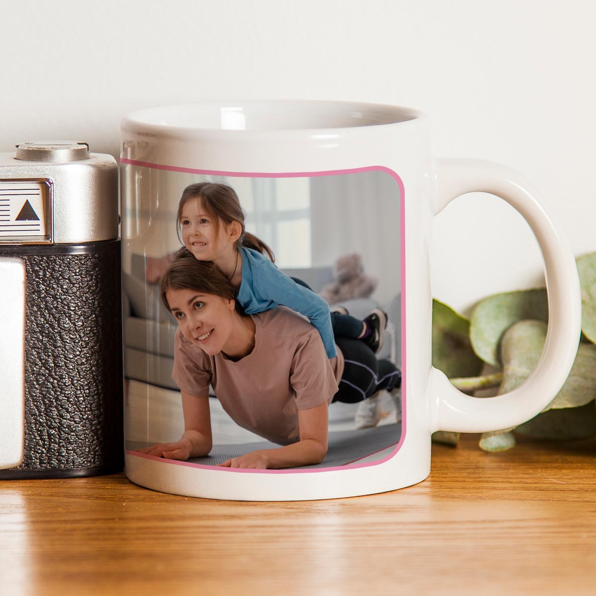Personalized Photo Family Coffee Mug For Maa-1