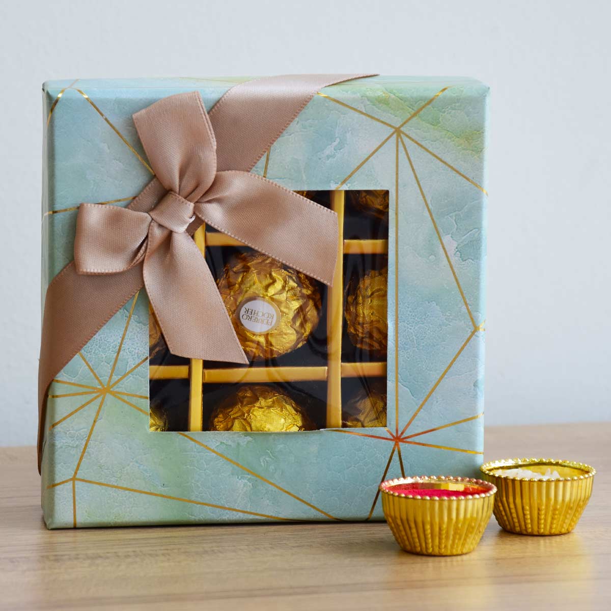 Rakhi & Ferrero Rocher Gift Hamper For Brother On Raksha Bandhan