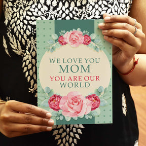 Customized We Love You Mom Greeting Card Gift For Mother's Day, Birthday_1