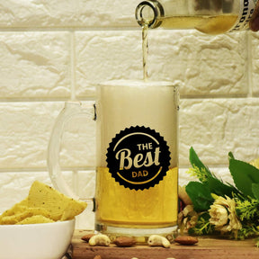 The Best Dad Transparent Beer Mug Gift For Father's Day